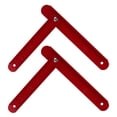 thumbnail image 1 of HEALEEP 1 Pair Red Ladder Hinge for Attic Ladder Stabilization Function Quick Release Foldable 11.8X1.2X0.4in, 1 of 8