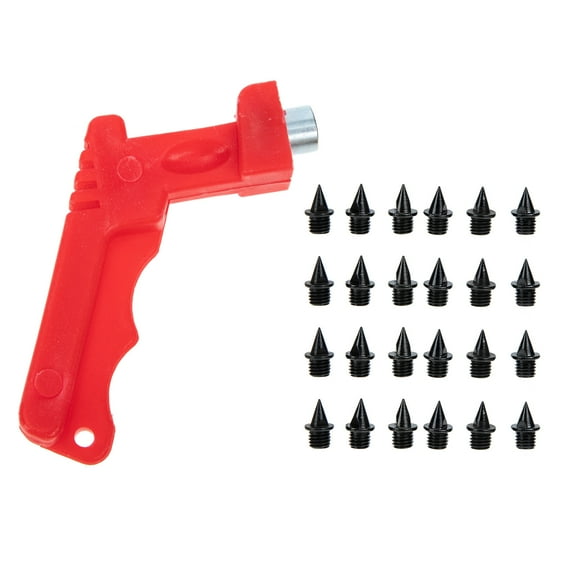 HEALEEP 1 Set Golf Shoe Replacement Spikes Carbon Steel Cylindrical For Plastic Track