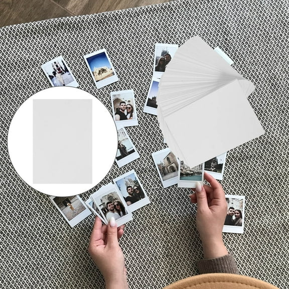 HEALEEP 100 Sheets Oil-Resistant Photographic Paper for Home Use A5 Size High Gloss Photo Papers