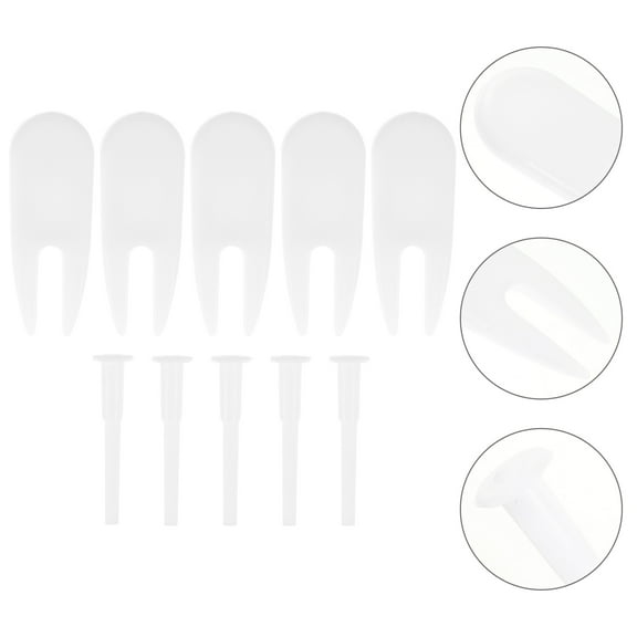 HEALEEP 10Pcs Set Exercise Ball Plug for Storage and Deflation 2.55X0.98X0.20 Inch