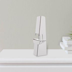HEALEEP 12Pcs White Cardboard Display Stands for Posters Picture Frames and Hard Cards Home Use