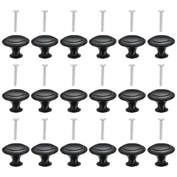 HEALEEP 18pcs Drawer Pull Circular Furniture Knob Pull Handle Knob Furniture Handle Accessory