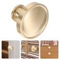 thumbnail image 1 of HEALEEP 1Pack Brass Knobs for Cabinets and Furniture Handles with Vintage Pulls 3.3x3.3in, 1 of 8