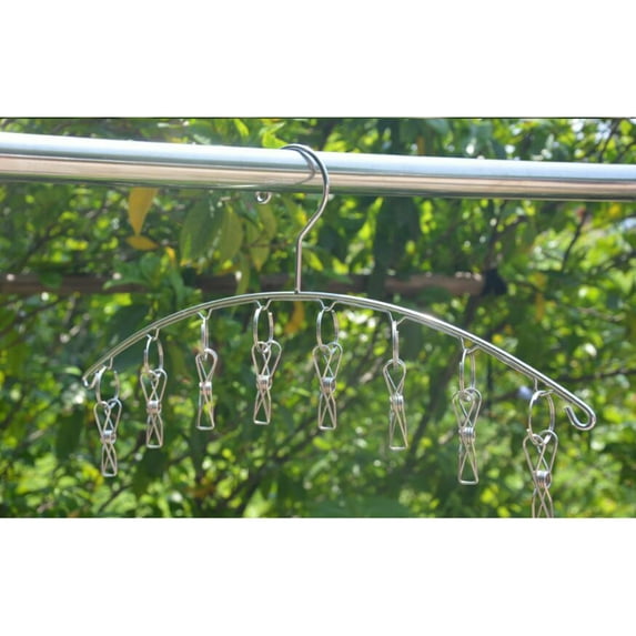 HEALEEP 1Pack Clothes Drying Racks Stainless Steel for Households Drying Various Items