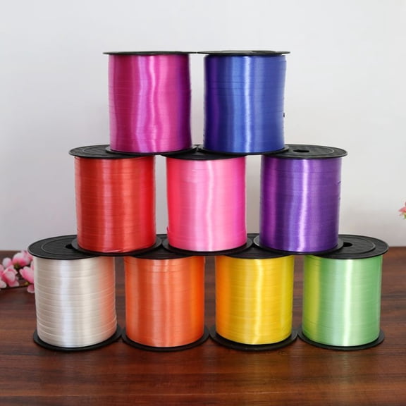 HEALEEP 1Pack Decorative Ribbon Silver Plastic for present Wrapping and Hair Decoration 230.00X0.50X0.10in