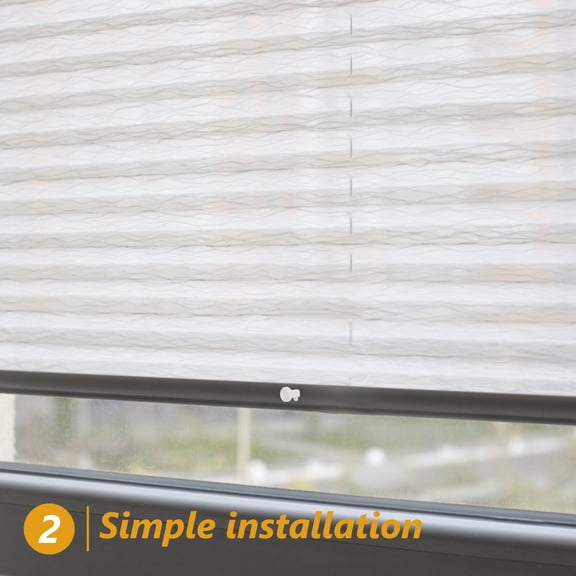 HEALEEP 1-Pack White Plastic Frameless Window Handle for Glass Window Replacement, and Easy to Install, 0.50 x 2.50 x 2.50 Inches