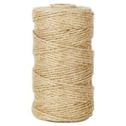 HEALEEP 1Pack Natural Jute Twine Rope for Home and Gardening Projects in Khaki 9.4x5.4x5.4in