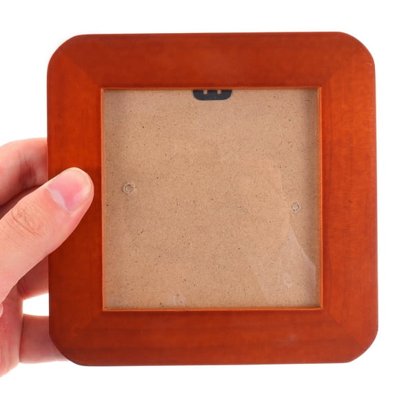 HEALEEP 1Pack Picture Display Frame Wood 4.6x4.6in For Home Decoration And Memories