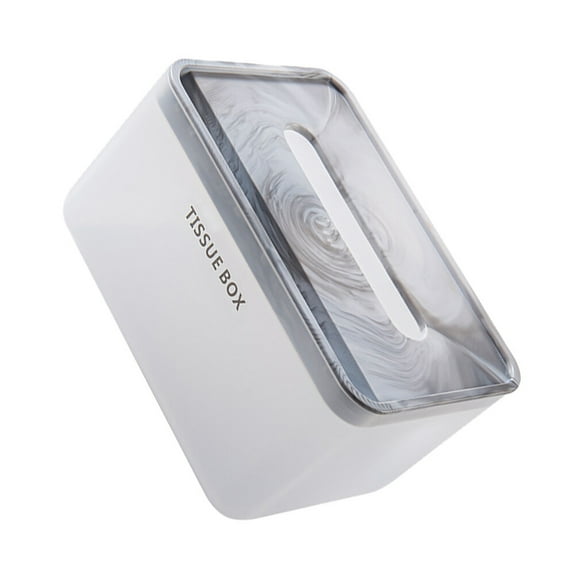 HEALEEP 1Pack Practical Tissue Boxes Rectangular Plastic Tissue Container For Home And Shop Decor