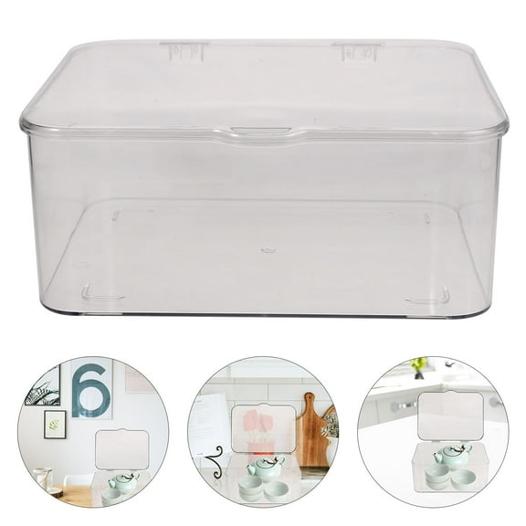 HEALEEP 1Pack Rectangular Storage Container for Household Users 9.31x7.00x4.01in