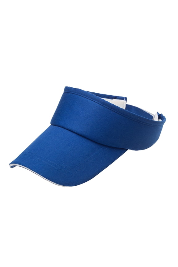 1Pack Sport Hat Blue Cotton UV Protection Curved Brim For Summer Outdoor Activities