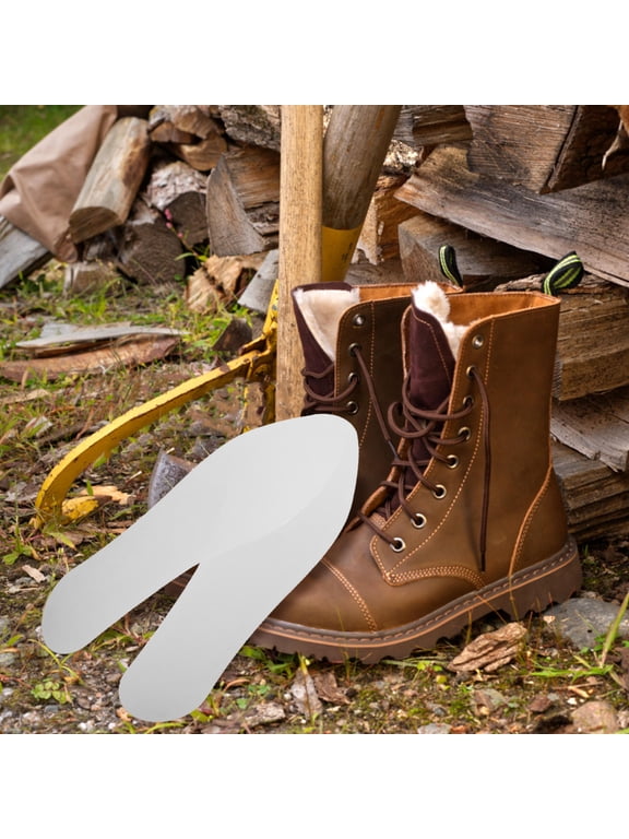 1Pair Puncture Resistant Insoles with Steel Plate for Work and Construction