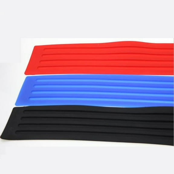 HEALEEP 1Pcs Anti Friction Car Rear Bumper Protector Strip with Scratch Protection 11.8 x 3.1 x 0.1in
