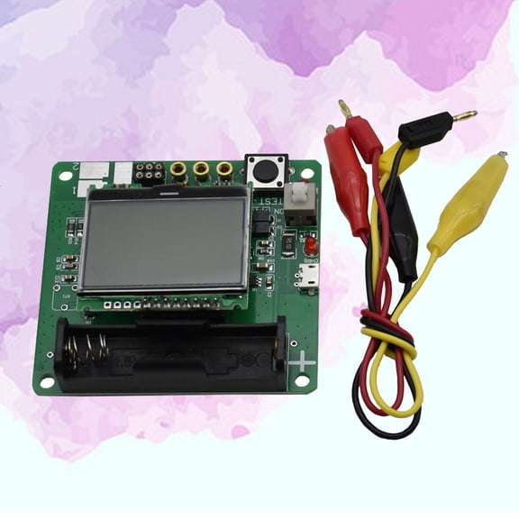 HEALEEP Transistor Tester with Resistance, Capacitance, Diode Testing and Multiple Display Symbols for Accurate Electronic Component Analysis