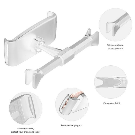 HEALEEP 1Pcs Tablet PC Bracket Support Pillow Stand Assorted Color 8.3x4.3x1.4in Car Holder Entertainment System