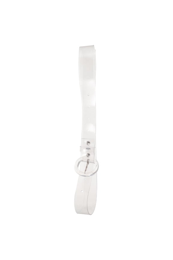 Transparent PVC Belt for Jeans, Casual and Daily Use, and Stylish Accessory