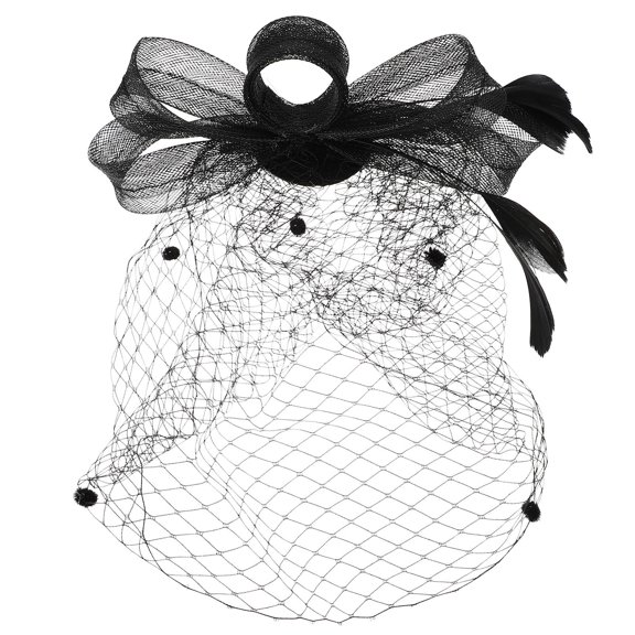HEALEEP Bridal Fascinator Hat Set with Iron Base for Weddings, Dances, Birthdays, and Special Occasions
