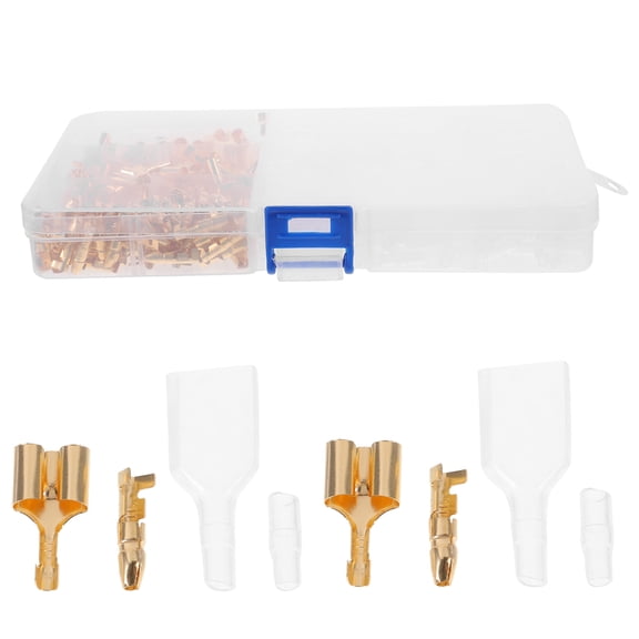 HEALEEP 300pcs Wire Terminal Kit with Heat Shrink Male & Female Connectors for Automotive Electrical Repairs