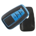 thumbnail image 1 of HEALEEP 1Set Durable Tpu Blue Protective Car key Case For Car Owners With Compatibility Assurance 2.75X1.57X0.59In, 1 of 8
