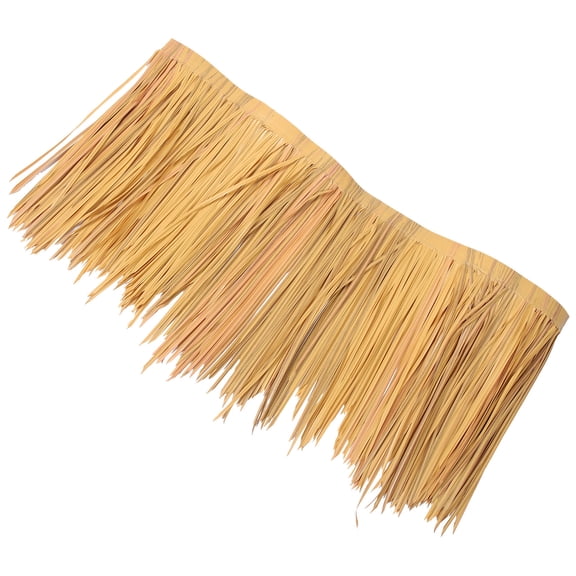 HEALEEP 1Set Simulated Thatch Roof Realistic Shape Material 39.4x19.7in