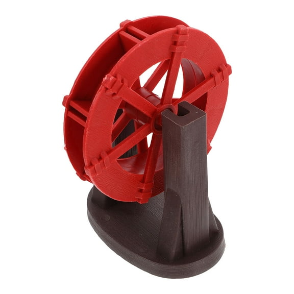 HEALEEP 1Set Traditional Water Wheel for Pond with Plastic and Steel for Indoor and Outdoor Garden Decor