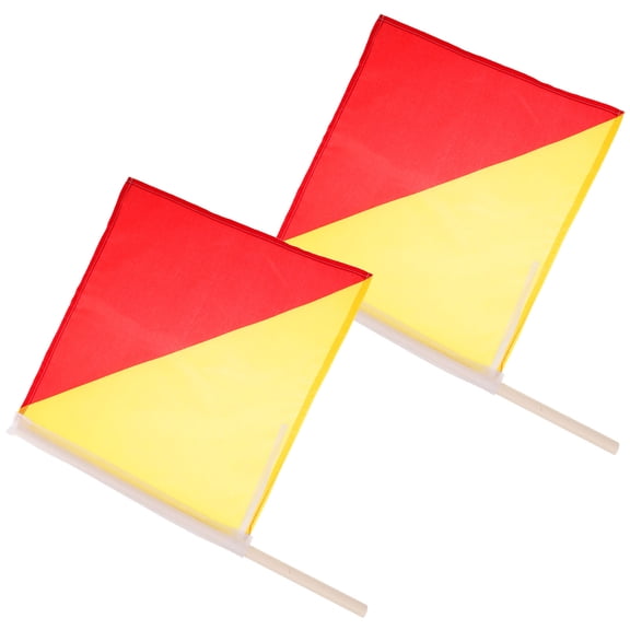 HEALEEP 2-Pack Training Flags for Sports, Soccer, Football, Agility Drills and Outdoor Practice