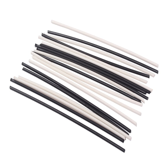 HEALEEP 20Pcs Diameter 2mm Length 100mm Abs Plastic Fretboard Dot Inlays for Guitar and Bass Decoration