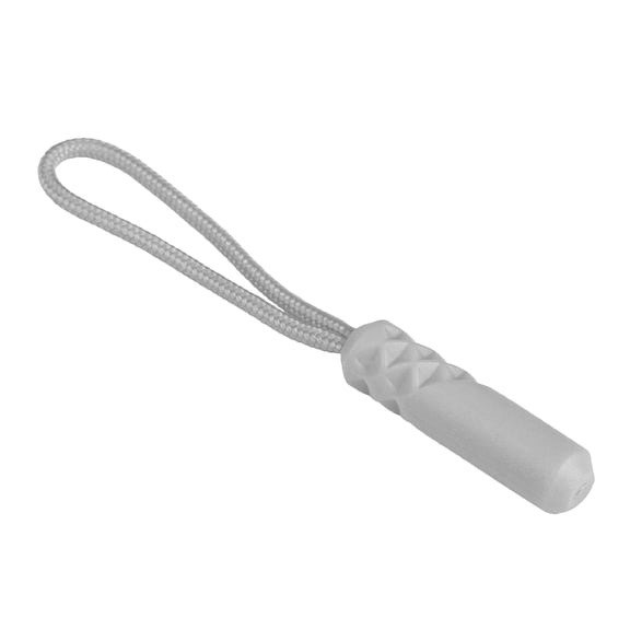 HEALEEP 20Pcs Zipper Puller Grey for Bags Coats Jackets Sportswear Pull Tabs