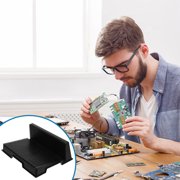HEALEEP 2-Pack Anti-Static L-Shaped PCB Storage Racks for Technicians, Electronic Component Organizers 10.7x8.3x3.7 Inches