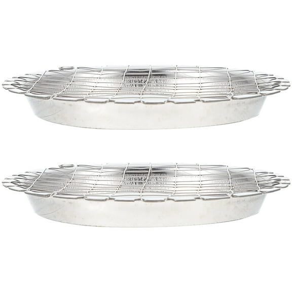 HEALEEP 2-Pack Stainless Steel Fruit and Vegetable Cube Cutters, Compact Round Slicer for Kitchen and Hotel Use