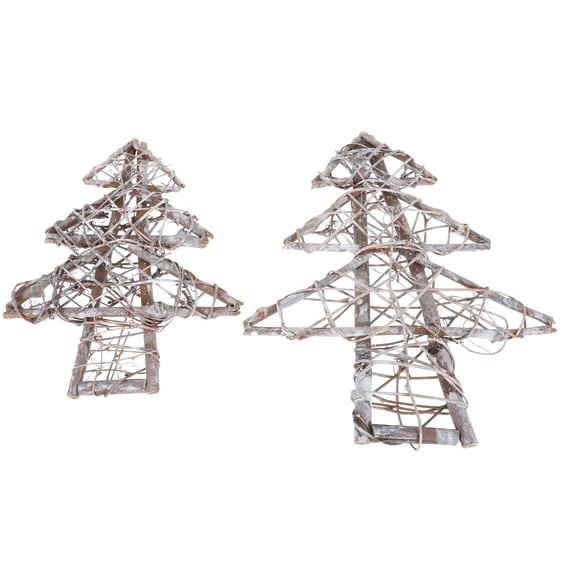 HEALEEP 2-Pack Grey Plastic Wicker Wreath Frames for Floral Arrangements and Craft Projects