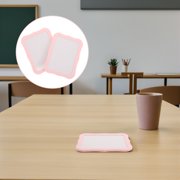 HEALEEP 2Pcs Magnetic Whiteboard Set Pink Locker Dry Erase Boards for Home and Office Use