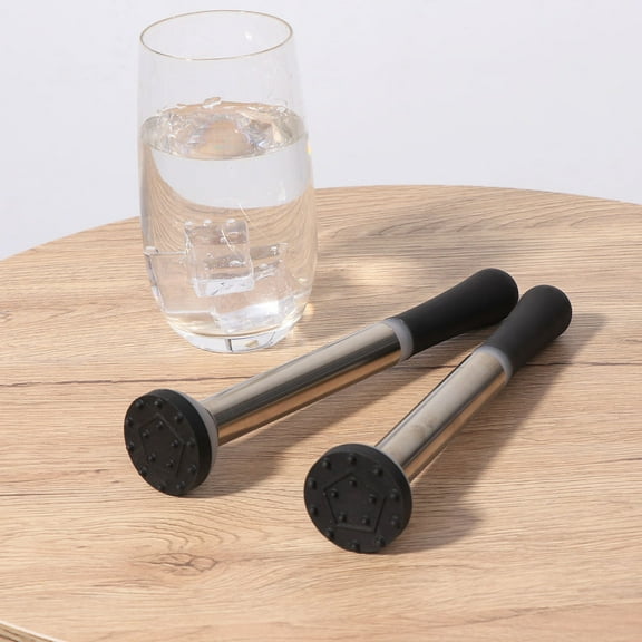 HEALEEP 2Pcs Stainless Steel Bartending Utensils for Home Bar and Kitchen Use