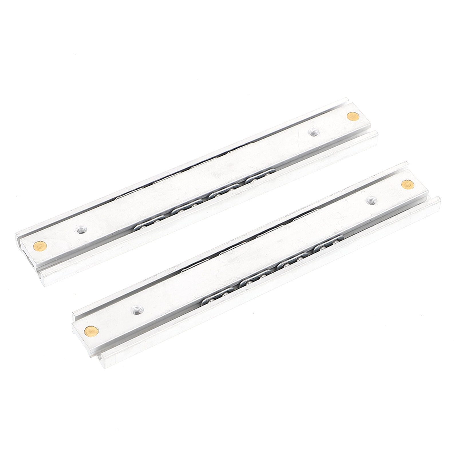 HEALEEP 2Pcs Wear Resistant Drawer Tracks for Cabinet Installation and Furniture Supply 6.1*0.63*0.2in