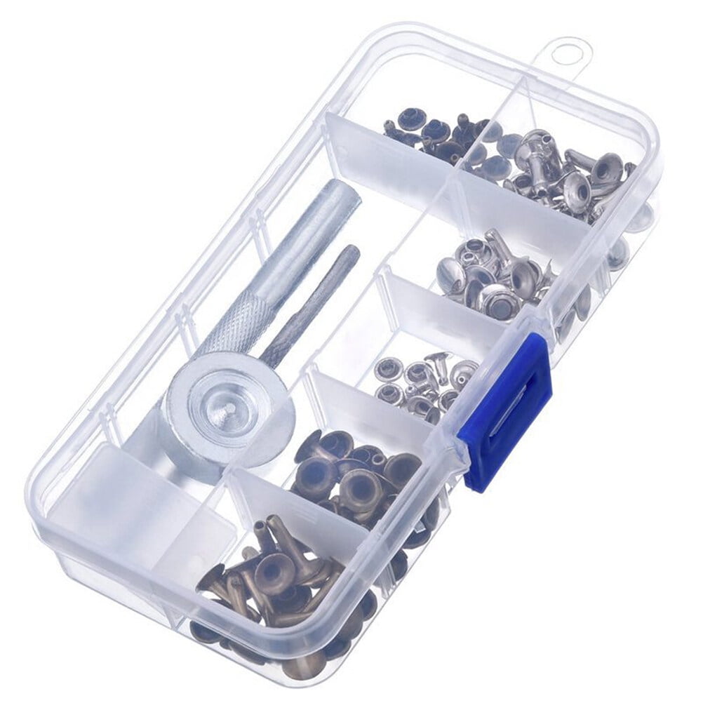 HEALEEP 2Set Rivet for Craft Assorted Color Iron Studs and Rivets for ...