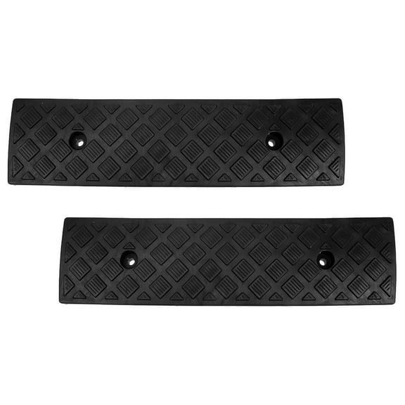HEALEEP 2pcs Curb Ramps Driveway Ramps Wheel Ramps Sidewalks Vehicle Ramps Home Entry Ramps