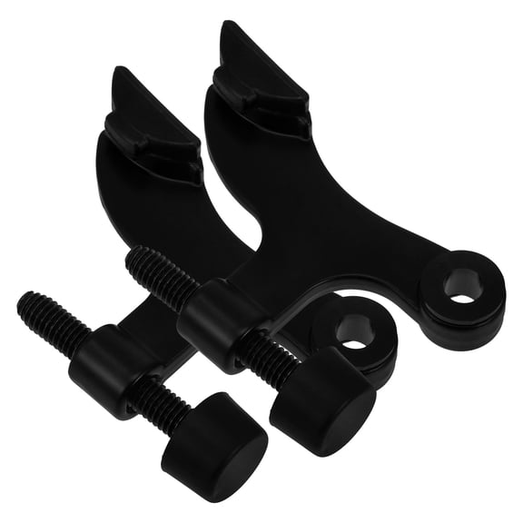 HEALEEP 2-Pack Heavy Duty Adjustable Door Stoppers with Hinge Mount, Door Stop for Secure and Stable Door Positioning