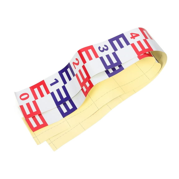 HEALEEP 2pcs Pool Water Level Sticker Aluminum Film Ruler Pond Water Gauge Reflective Water Level Gauge