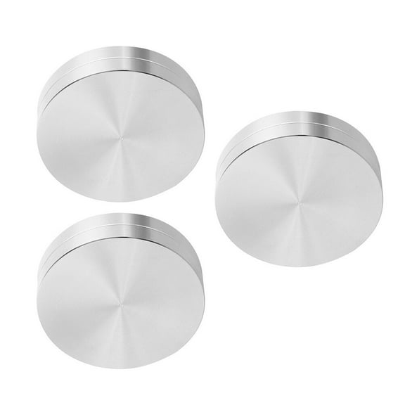 HEALEEP 3-Piece Cake Stand Set with 360 Rotating Turntable, Compact 3.8x3.8x1.2 cm Display for Desserts and