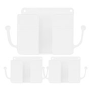 HEALEEP Remote Controller Holder White Plastic for Home Use Easy Access