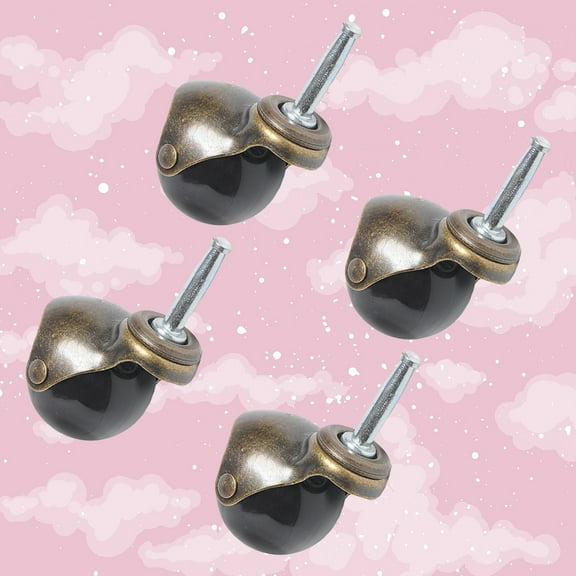 HEALEEP 4Pcs Caster Wheels for Furniture 2 Inch Size 360 Degree Rotation PP