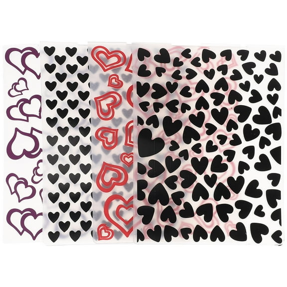 HEALEEP 4Pcs Embossing Folders For Card Making And Diy Crafts Valentine S Day 14.50X10.50X0.30Cm