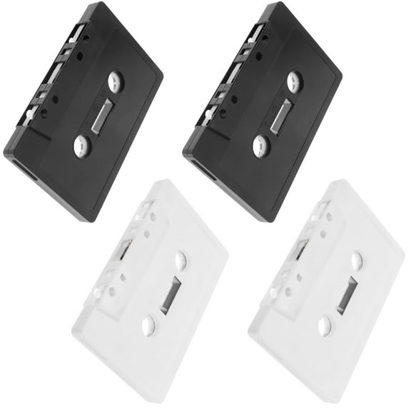 HEALEEP 4Pcs Rectangular Cassette Tape Blank Cassettes for DIY Enthusiasts and present Givers