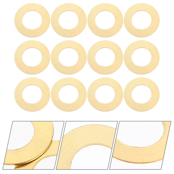 HEALEEP 50-Pack Flat Replacement Washers for Outdoor Construction and Projects, Hardware Accessories
