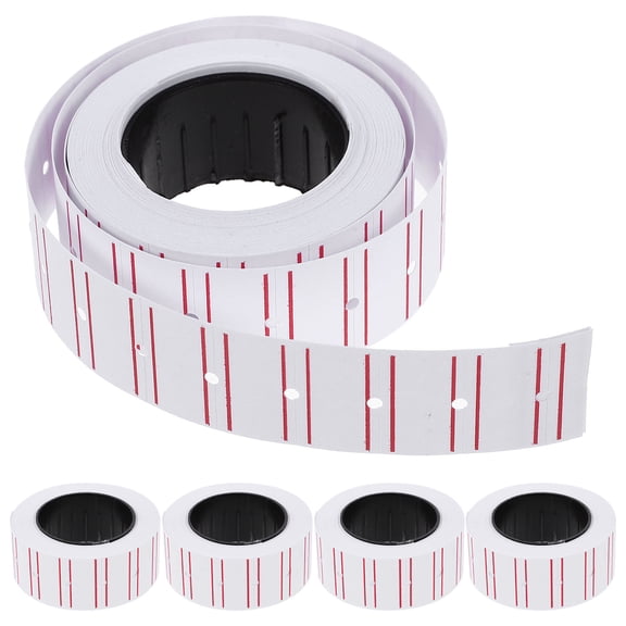 HEALEEP 5000 Pieces Blank Pricing Labels for Retailers Business Owners 10 Rolls 8.25X1.97X1.97in