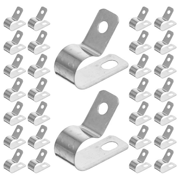 HEALEEP 50-Pack Cable Clips Wire Cord Fasteners Cable Management Clamps for Organizing and Securing Wires