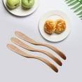 thumbnail image 1 of HEALEEP 5Pcs Wood Butter Cheese Spreader Chocolate Natural Wood For Cooking Enthusiasts, 1 of 8