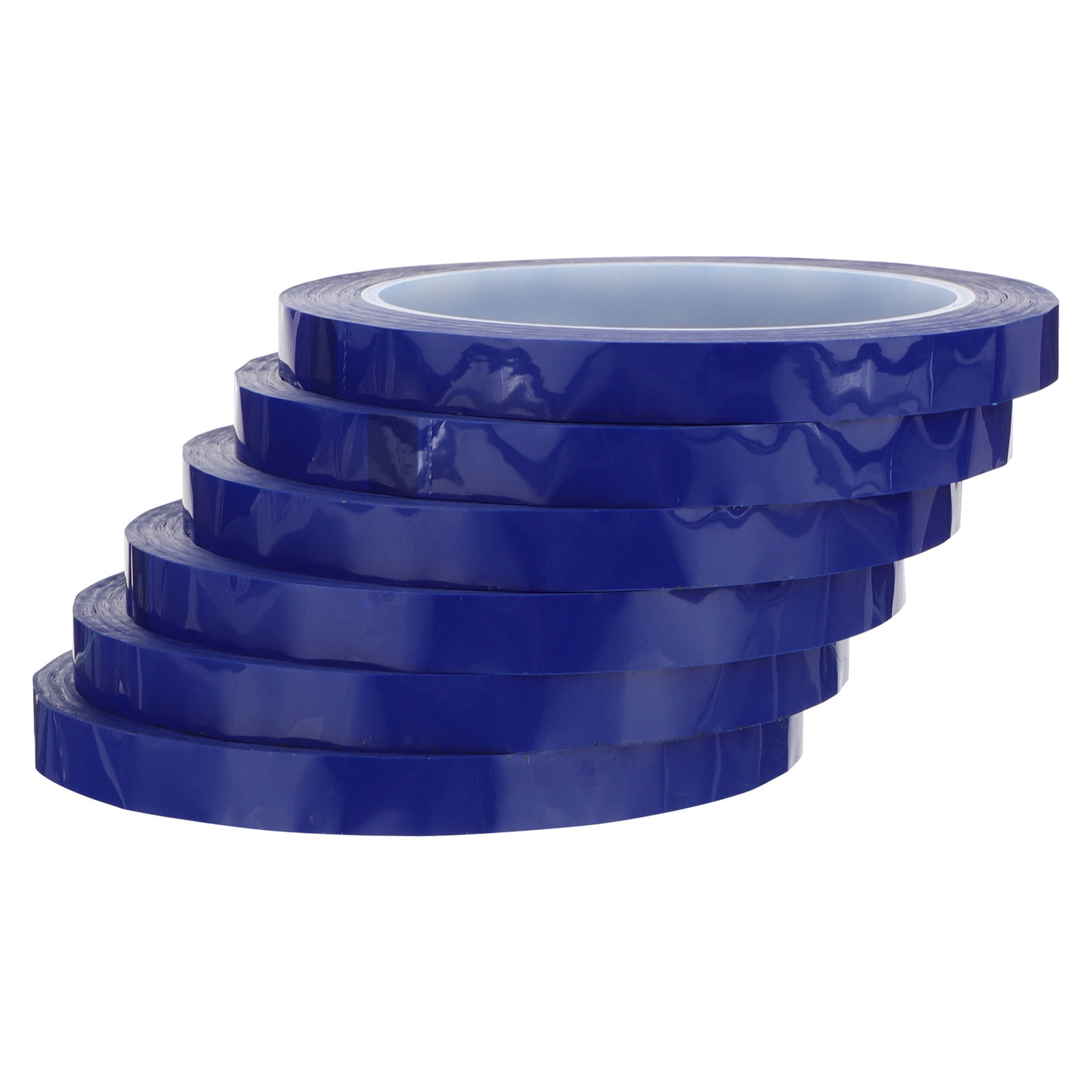 HEALEEP 6 Rolls Blue Pet Electrical Tape Wide Insulation For Home Products 10mmx66m