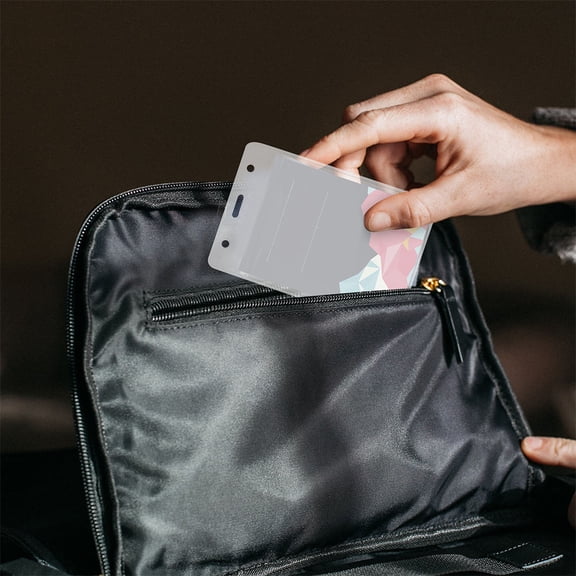 HEALEEP 6-Pack Reusable ID Card and Credit Card Sleeves with Protective Covers for Everyday Use