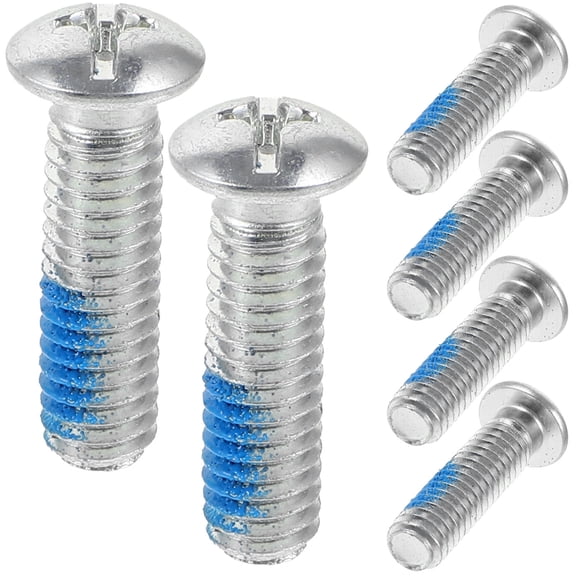 HEALEEP 6Pcs Round Metal Screws for Roller Skate Parts and Accessories Kit Ideal for Adults Teenagers 1.2x1.2x1.2in